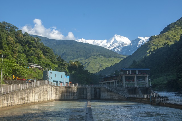 尼泊尔上马蒂水电站